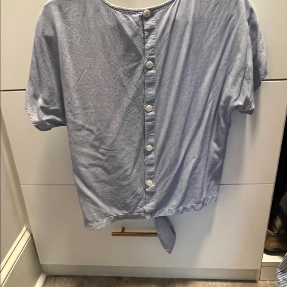 Madewell Tie Front Top - Picture 5 of 5